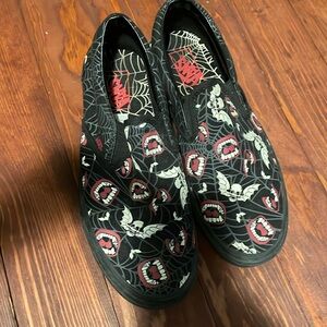 Halloween Slip On Vans Frights